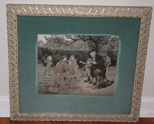 Two Petit Point Pictures