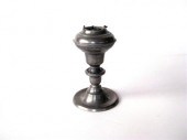 Two pewter lamps    endicott &