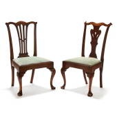 TWO PHILADELPHIA CHIPPENDALE C