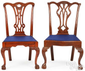 TWO PHILADELPHIA CHIPPENDALE D