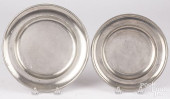 TWO PHILADELPHIA LOVE PEWTER P