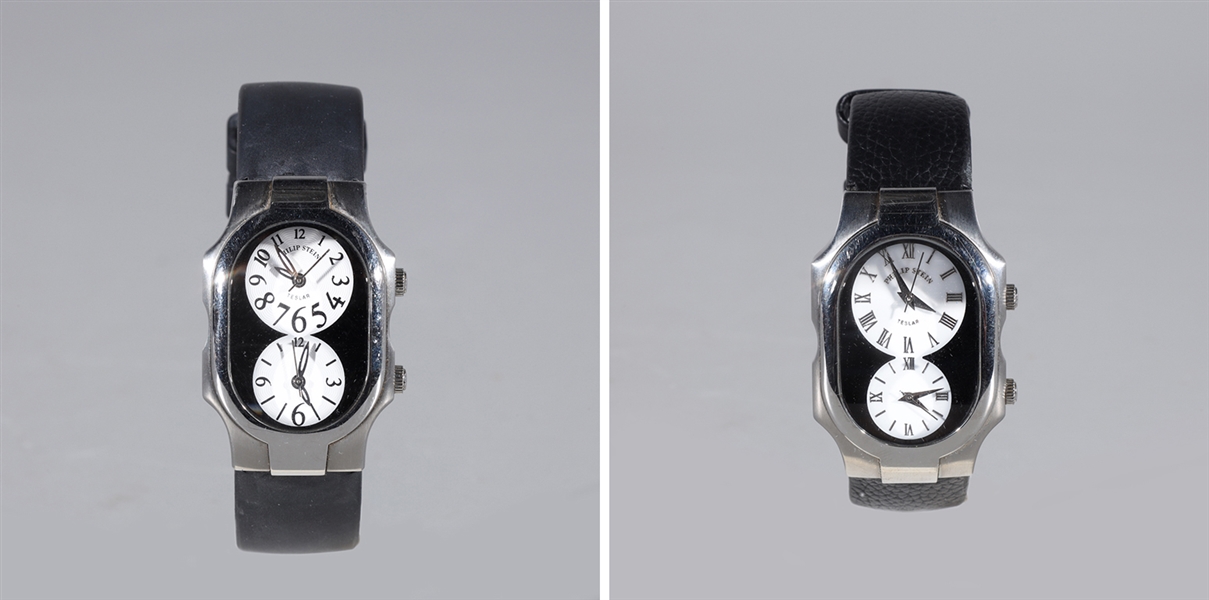 Two Philip Stein Teslar watches,