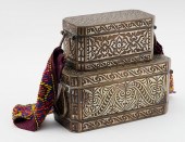TWO PHILIPPINE BRONZE BETEL NU