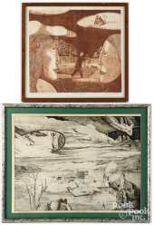 TWO PHILP FIELD ARTIST PROOFS<
