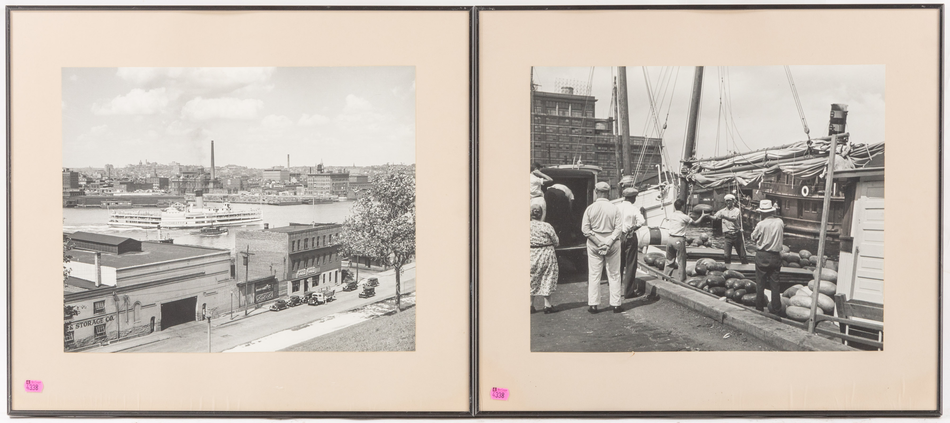 TWO PHOTOGRAPH PRINTS Photograph