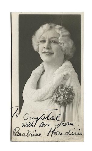 TWO PHOTOGRAPHS INSCRIBED AND