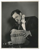 TWO PHOTOGRAPHS OF ORSON WELLE