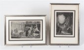 Two Photogravures comprising C