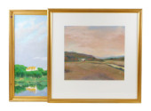 TWO PICTURESQUE PAINTINGS, DET