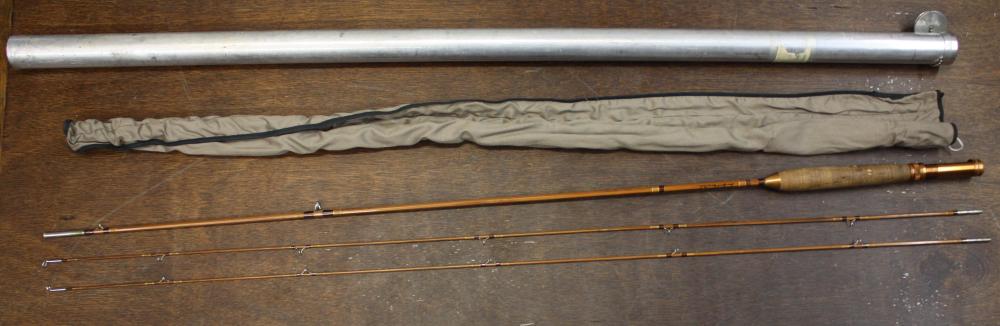 TWO PIECE BAMBOO FLY ROD BY