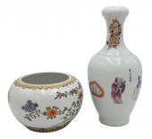TWO PIECE CHINESE PORCELAIN GR