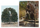 TWO PIECE FLORIDA PAINTING LOT