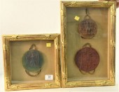 TWO PIECE FRAMED LOT OF THREE