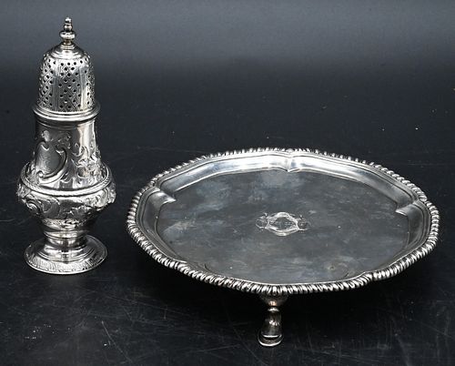 TWO PIECE GEORGE III SILVER