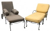 TWO PIECE IRON OUTDOOR LOTTwo