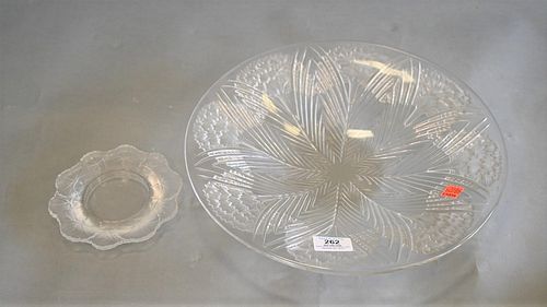 TWO PIECE LALIQUE LOT, TO INCLUDE A