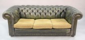 TWO PIECE LOT OF CHESTERFIELD