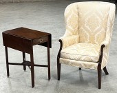 TWO PIECE LOT OF ENGLISH FURNI