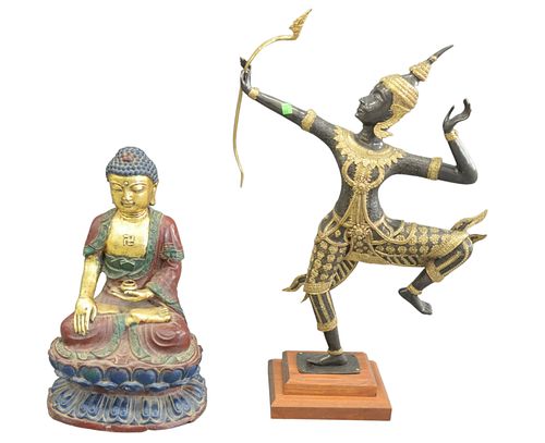 TWO PIECE LOT TO INCLUDE A BRONZE
