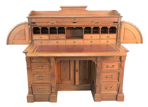 TWO PIECE LOT TO INCLUDE WALNUT