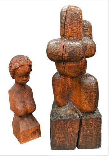 TWO PIECE MARK FENWICK CARVED