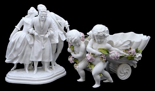 TWO PIECE MEISSEN LOTTwo Piece