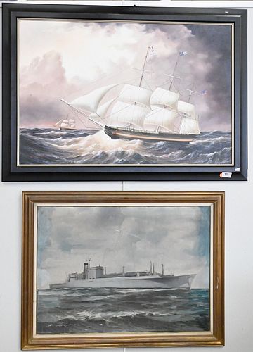 TWO PIECE NAUTICAL LOT, TO
