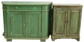 TWO PIECE PAINTED FURNITURE LO