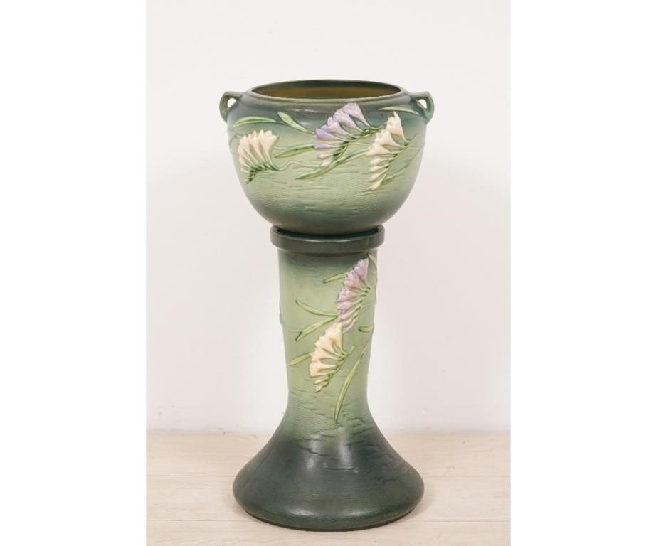 Two-piece Roseville Pottery