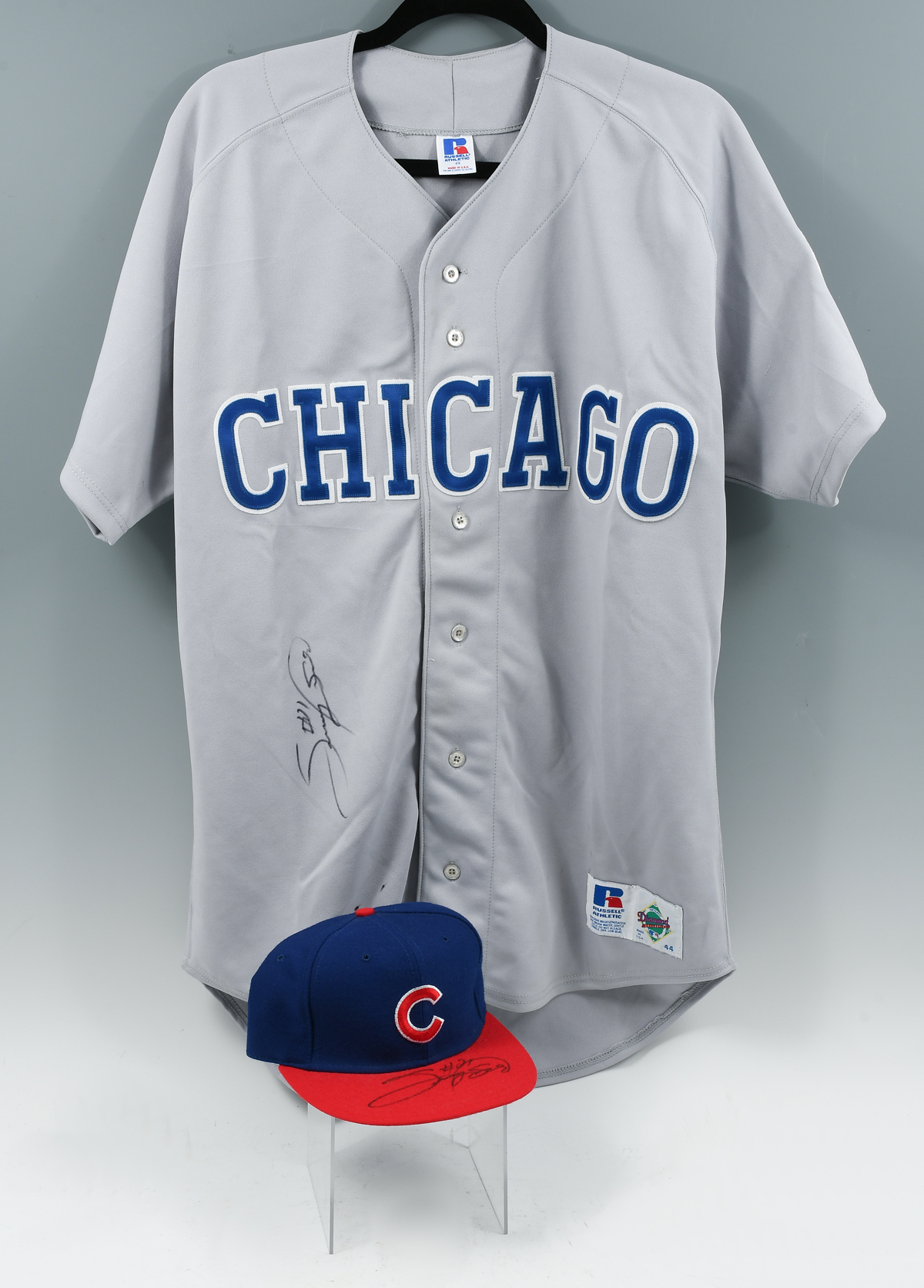 TWO PIECE SAMMY SOSA SIGNED