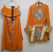 TWO-PIECE SEQUINED COSTUME WIT