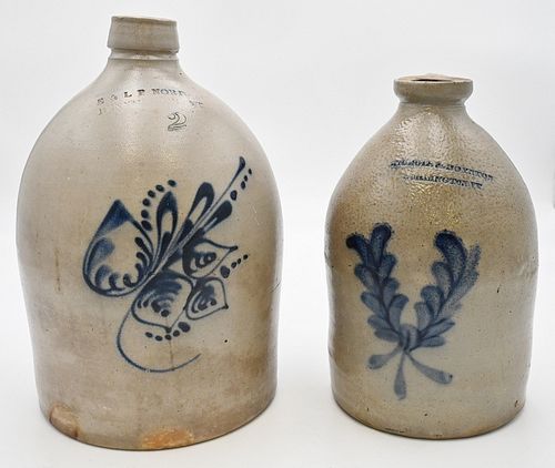 TWO PIECE STONEWARE LOT TO