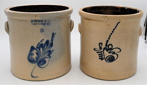 TWO PIECE STONEWARE LOT TO