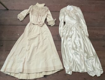 Two-piece Victorian lace and