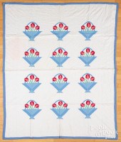 TWO PIECED QUILTS, EARLY 20TH