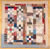 TWO PIECED QUILTS, EARLY 20TH