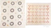 TWO PIECED QUILTS, LATE 19TH C