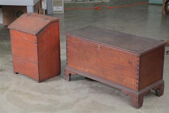 TWO PIECES. A dovetailed cherry