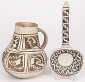 TWO PIECES ANASAZI INDIAN POTT