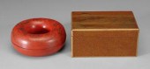 Two pieces Asian lacquer, Japa
