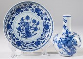 Two Pieces Chinese Blue and Wh