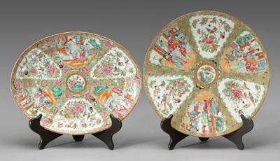 Two pieces Chinese export famille