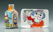 Two pieces Desimone pottery: b