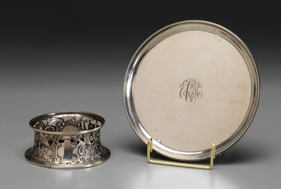 Two Pieces English Silver