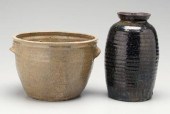 Two pieces Isaac Craven potter