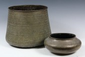 TWO PIECES ISLAMIC BRASSWARE -