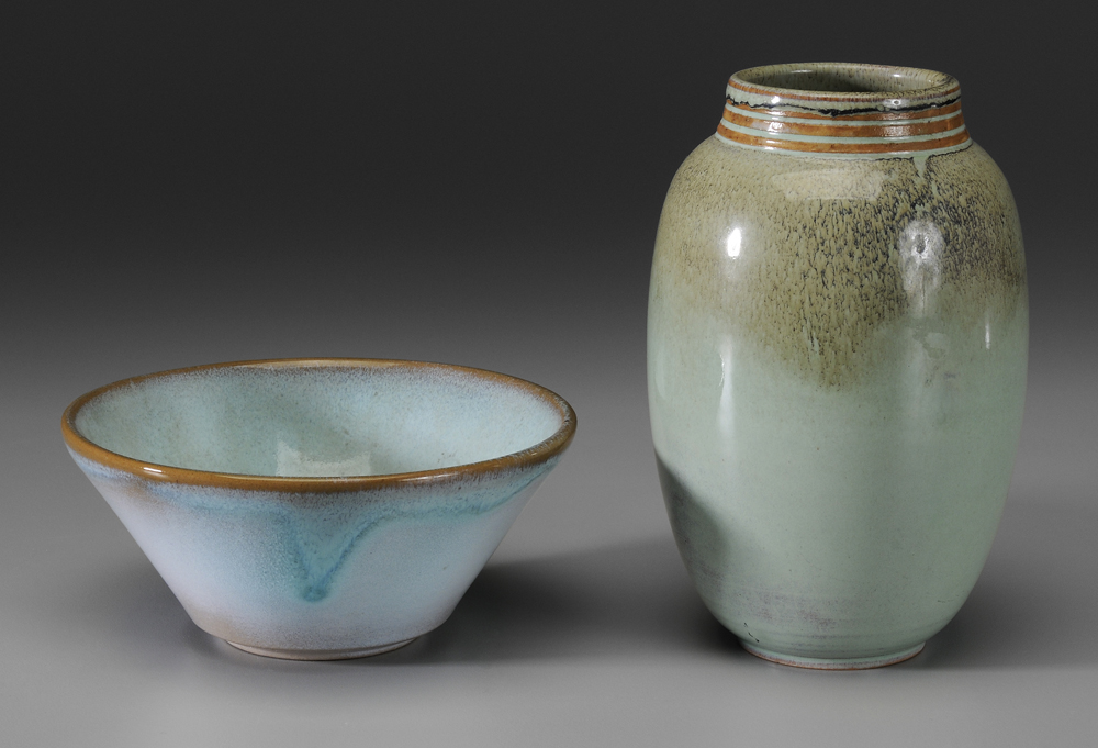 Two Pieces Newcomb Guild Pottery