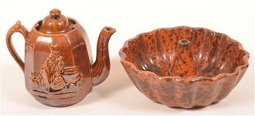 TWO PIECES OF 19TH CENTURY