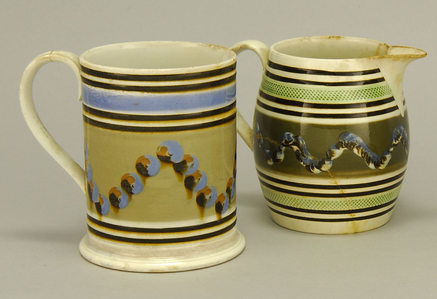 TWO PIECES OF ANTIQUE ENGLISH
