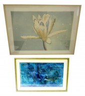 TWO PIECES OF ARTWORK: DORIS W